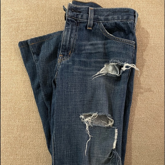 Current Elliot Premium Denim Destroyed Distressed Jeans - Picture 2 of 9